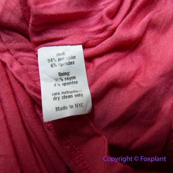 Hutch Barbiecore hot pink sleeveless fit and flare scuba dress, size‎ 1X - Picture 15 of 16